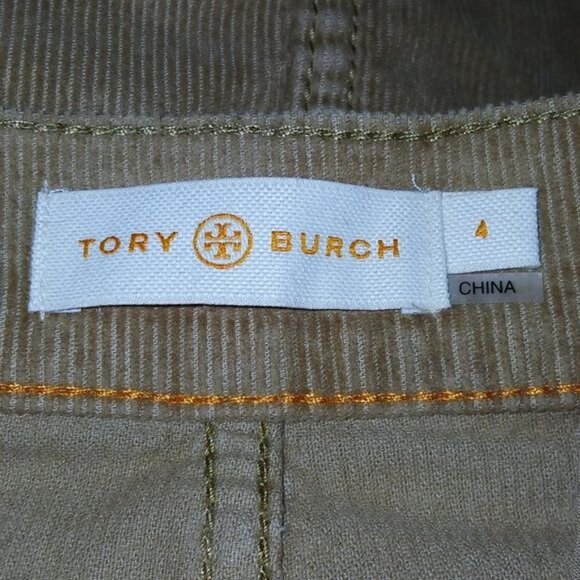 Tory Burch Lucitano Corduroy Snap Front Mini Skirt - Picture 6 of 7